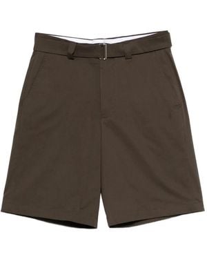 Low Brand Belted Shorts - Brown