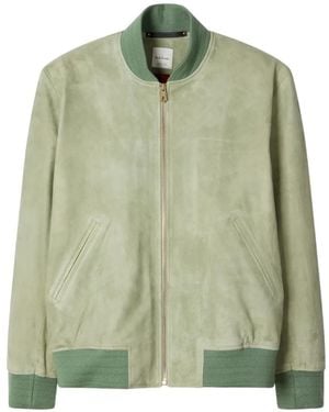 Paul Smith Bomberjacke Aus Wildleder - Grün