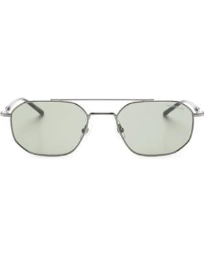 Montblanc Double-Bridge Sunglasses - Metallic