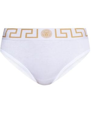 Versace Cotton Jersey Briefs - White