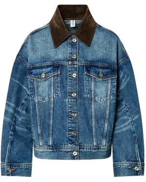 Liu Jo Oversized Denim Jacket - Blue