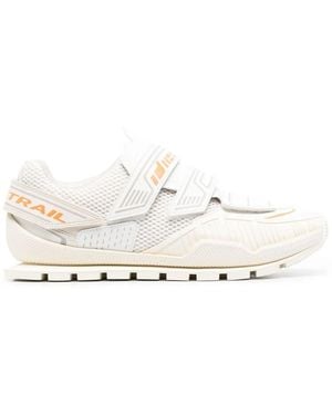 DIESEL Touch-Strap Panelled Trainers - White