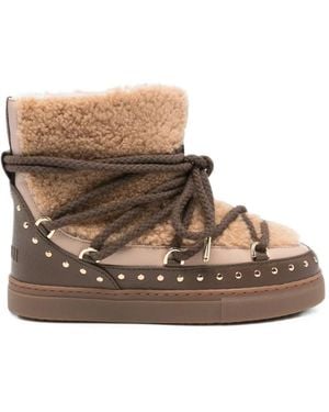 Inuikii Curly Rock Studded Boots - Brown
