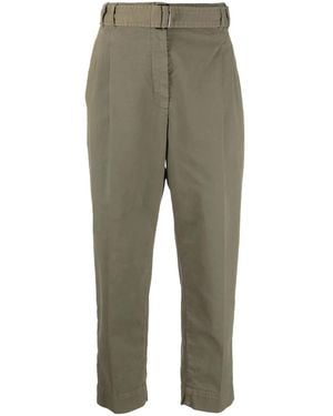 Brunello Cucinelli クロップド カーゴパンツ - グリーン