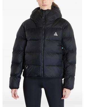 Nike Hooded Puffer Jacket - Black