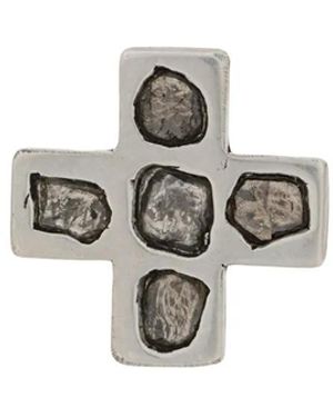 Parts Of 4 Plus Mega Pavé 12Mm Earring - Metallic