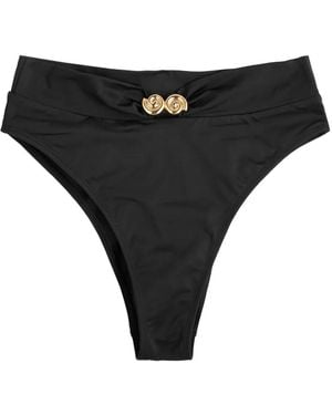 Away That Day Twist-Detail Bikini Bottoms - Black