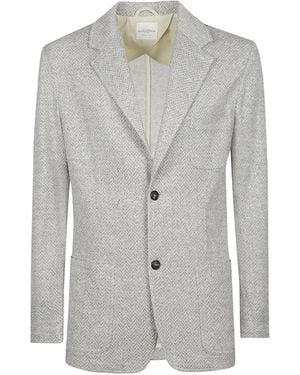 Ballantyne Single-Breasted Blazer - Gray