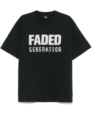 44 Label Group Camiseta Faded Gen - Negro