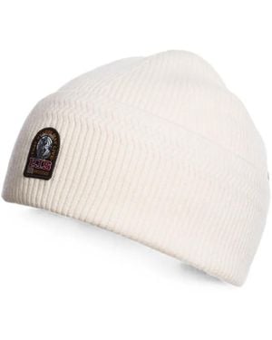 Parajumpers Garmo Rib-Knit Beanie Hat - Natural