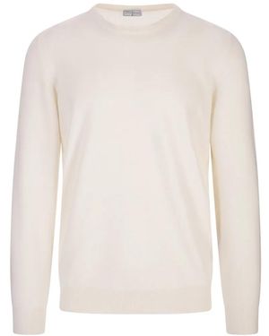 Fedeli Crew-Neck Sweater - White