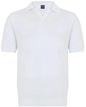 Fedeli Short-Sleeve V-Neck T-Shirt - White