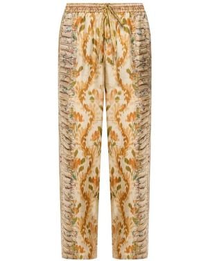 Pierre Louis Mascia Aloe Hose Mit Kordelzug - Mettallic