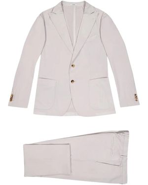 Boglioli Single-Breasted Suit - White