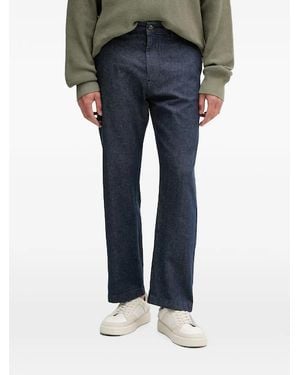 Benetton Straight-Leg Trousers - Blue