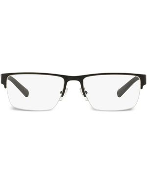 ARMANI EXCHANGE Rectangle-Frame Glasses - Black