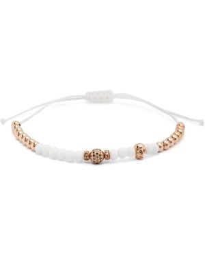 Anil Arjandas Bracelet En Or 18Ct Serti De Diamants Et Perles - Blanc