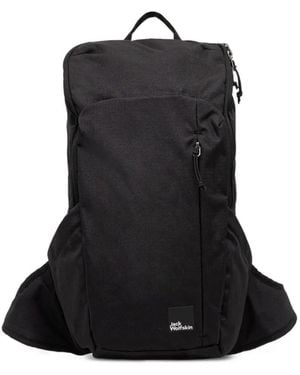 Jack Wolfskin Waimea Logo-Patch Backpack - Black