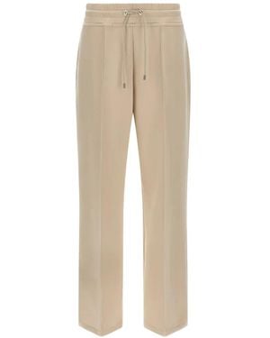 Moorer Bayonne Cotton Pants - Natural