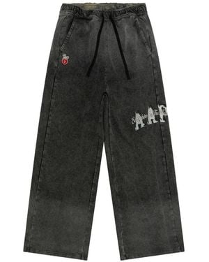 Aape By A Bathing Ape Patch Trousers - Grey
