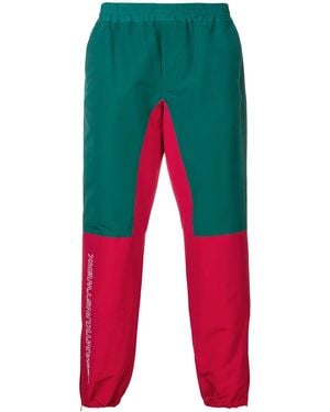 JohnUNDERCOVER Colour-Block Track Trousers - Red