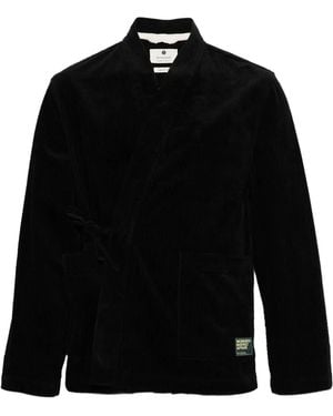 Anerkjendt Corduroy Tie-Fastening Jacket - Black