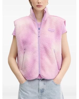 HUGO Tie-Dye Fleece Vest - Pink