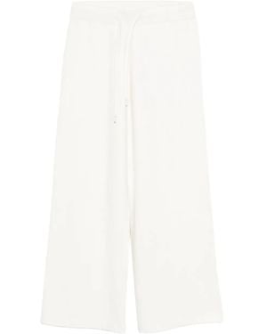 Yves Salomon Pantaloni Con Coulisse - Bianco