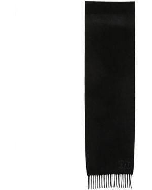 Max Mara Clara Schal Mit Stickerei - Schwarz