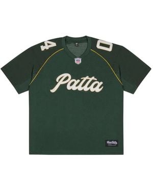 PATTA Logo-Detail Short-Sleeve T-Shirt - Green