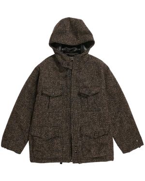 Engineered Garments Melierte Jacke - Schwarz