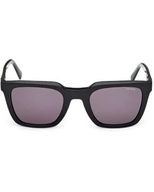 Guess Square Plastic Sunglasses - Black