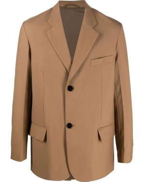 Marni Single-Breasted Tailored Blazer - Brown