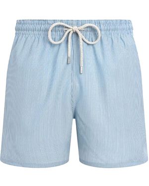 Vilebrequin Striped Swim Shorts - Blue