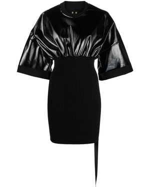 Rick Owens Tommy Cinched-Waist Dress - Black