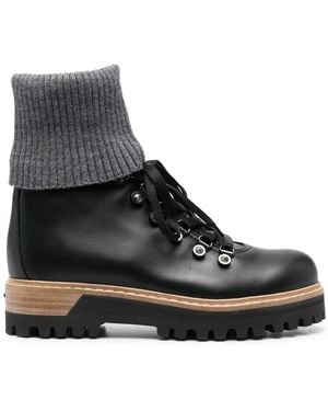 Le Silla St. Moritz Ankle Boots - Black