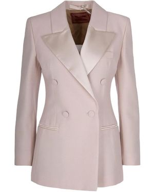 Marella Double-Breasted Jacket - Pink