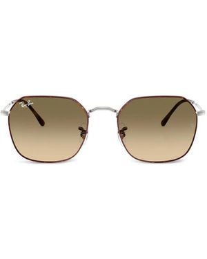 Ray-Ban Gafas de sol Jim con montura metalizada - Marrón