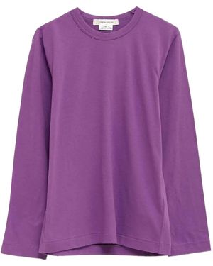 Comme des Garçons Logo-Print T-Shirt - Purple