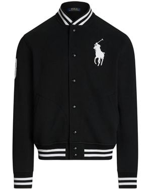 Polo Ralph Lauren Veste En Polaire À Logo Polo Pony - Noir