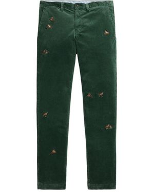 Polo Ralph Lauren Hose mit Entenstickerei - Grün