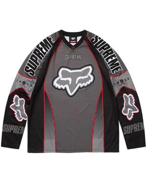 Supreme X Fox Racing Sweatshirt - Grey