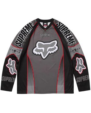 Supreme X Fox Racing Sweatshirt - Gray
