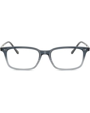 Oliver Peoples Lunettes Neylan À Monture Rectangulaire - Gris