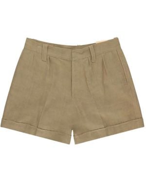 Fortela Pantalones cortos Bedford con pinzas - Neutro