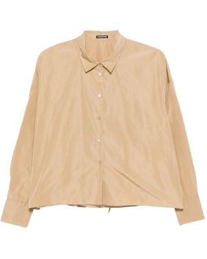 Susanne Bommer Buttoned Long-Sleeve Shirt - Natural