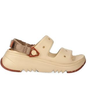 Crocs™ Cut-Out Slingback Sandals - Natural