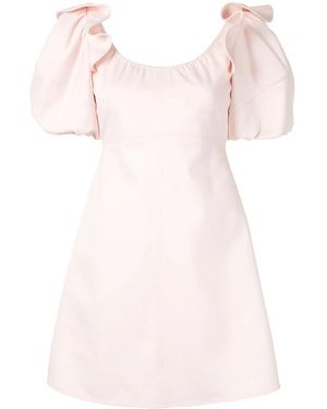 Ellery Valeria Bubble-Sleeve Dress - Pink