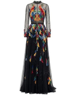 Saiid Kobeisy Embroidered Maxi Dress - White
