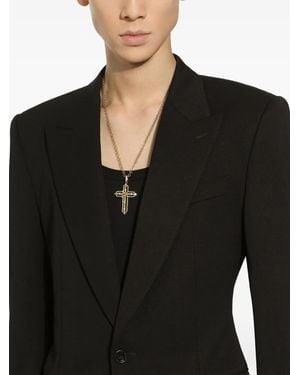 Dolce & Gabbana Pendente Cross - Nero
